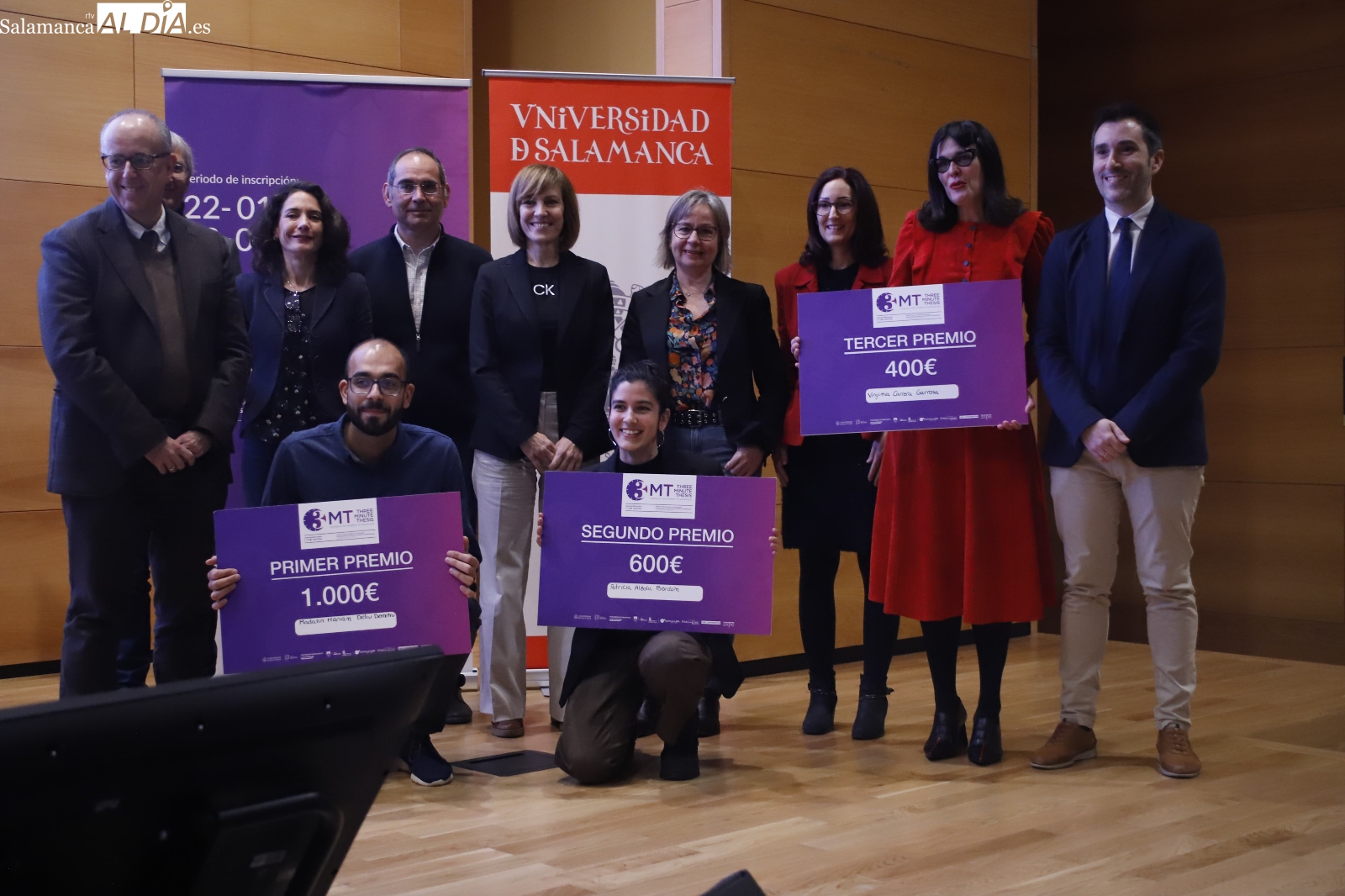 Entrega de premios del concurso Tesis en tres minutos de la USAL (Fotos) 