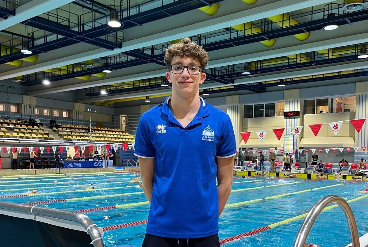 El nadador Manuel Delgado, del CD Acuático, presente en el Campeonato de España Open de Primavera