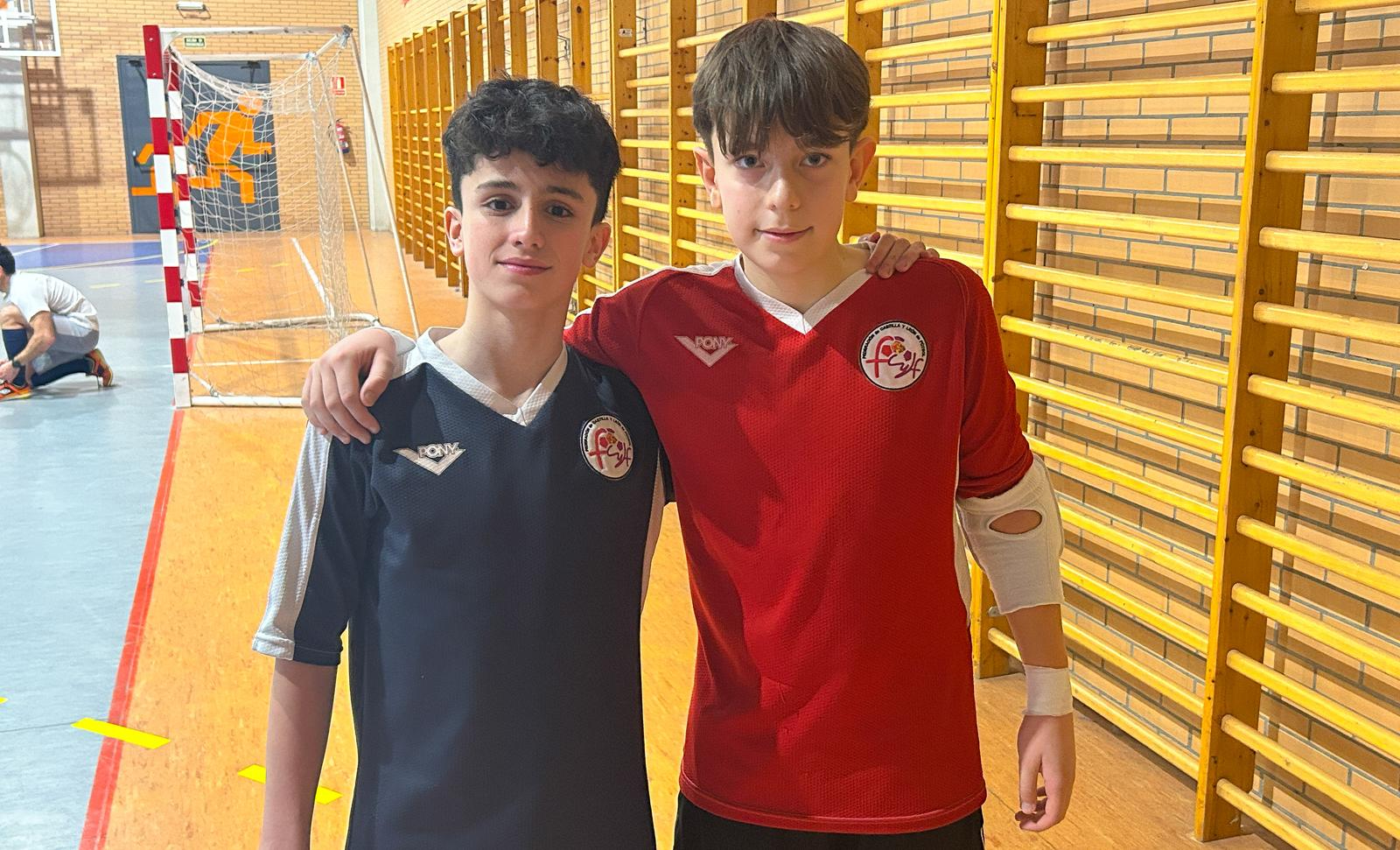 Los salmantinos Iván Santos y Rodrigo Díez entrenan de nuevo con la Selección sub 14 de CyL de fútbol Sala