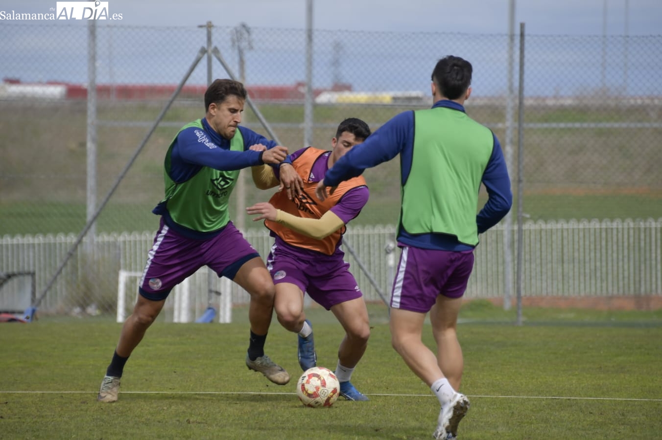 Juancho vuelve a los entrenamientos del Salamanca UDS... pero Curro y Emaná siguen lesionados (GALERÍA DE FOTOS)