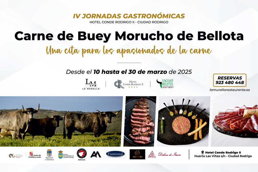 Los apasionados de la carne tendrán cita del 10 al 30 de marzo en Restaurante La Muralla