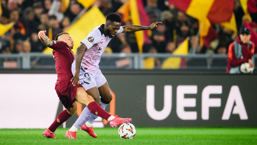 El Athletic Club pierde en Roma con un duro golpe en el minuto 94 (2-1) 