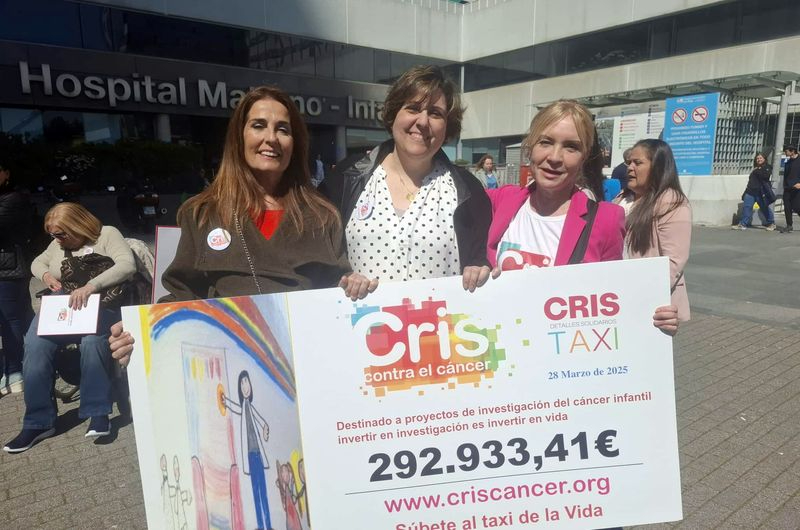 Las taxistas de España entregan 292.933 euros a CRIS Contra el Cáncer