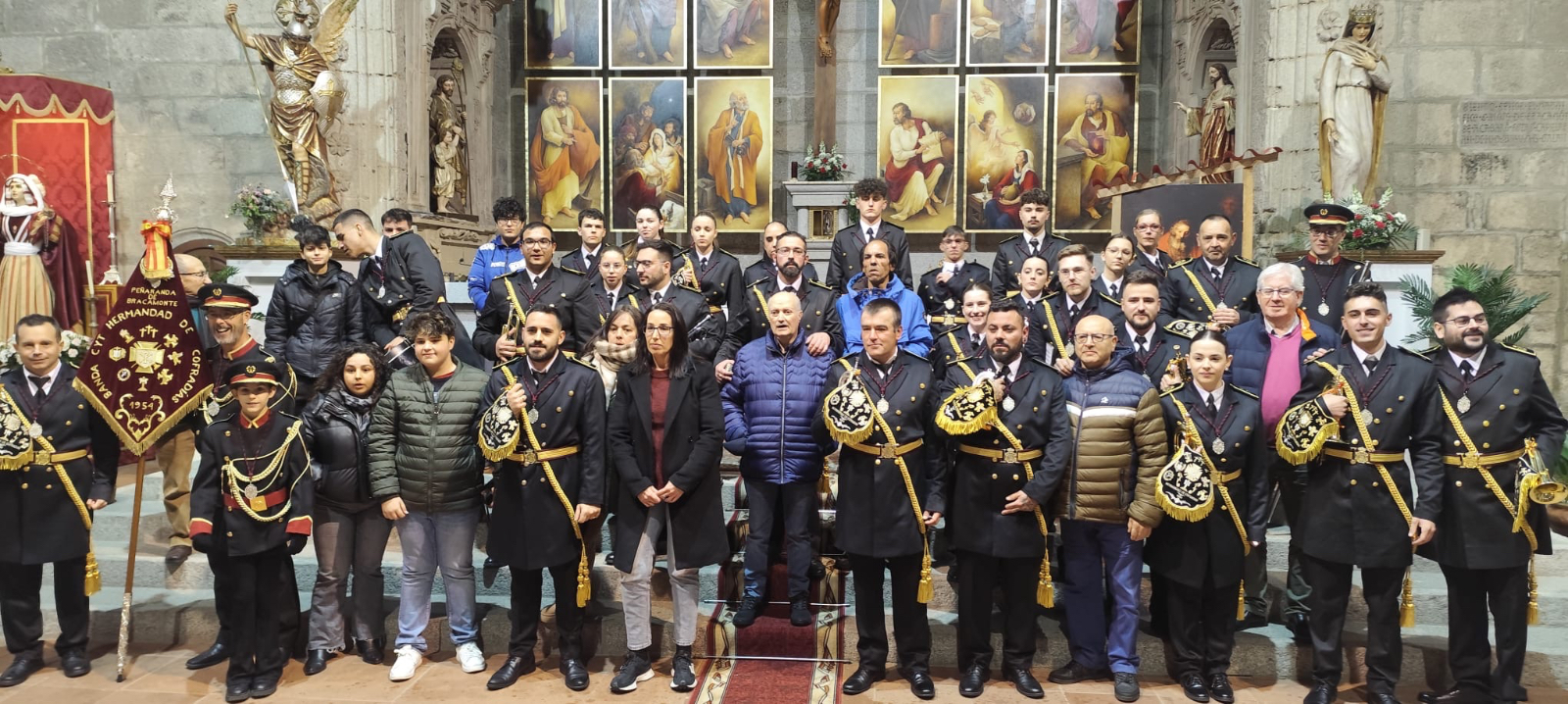Emociones y musica, juntos en el II Concierto ‘Peñaranda de Pasión’ con el que la Banda de Cornetas y Tambores celebra sus 70 años