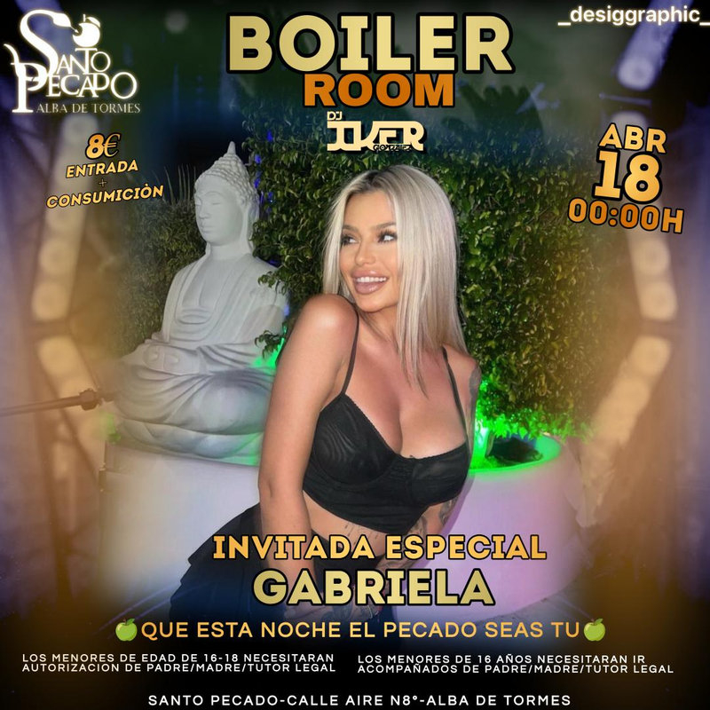 Gabriella, la tentación del Santo Pecado para el próximo viernes 18 de abril