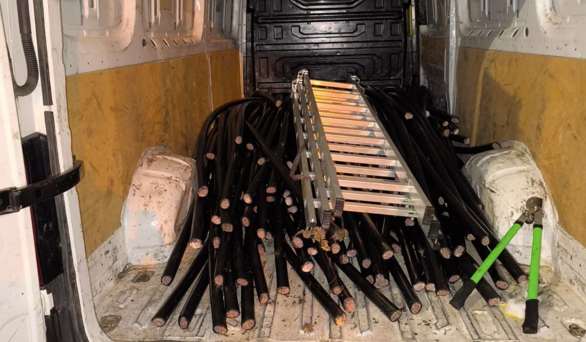 Resuelto el robo de más de 4 kilómetros de cable de cobre de líneas telefónicas en la provincia de Salamanca