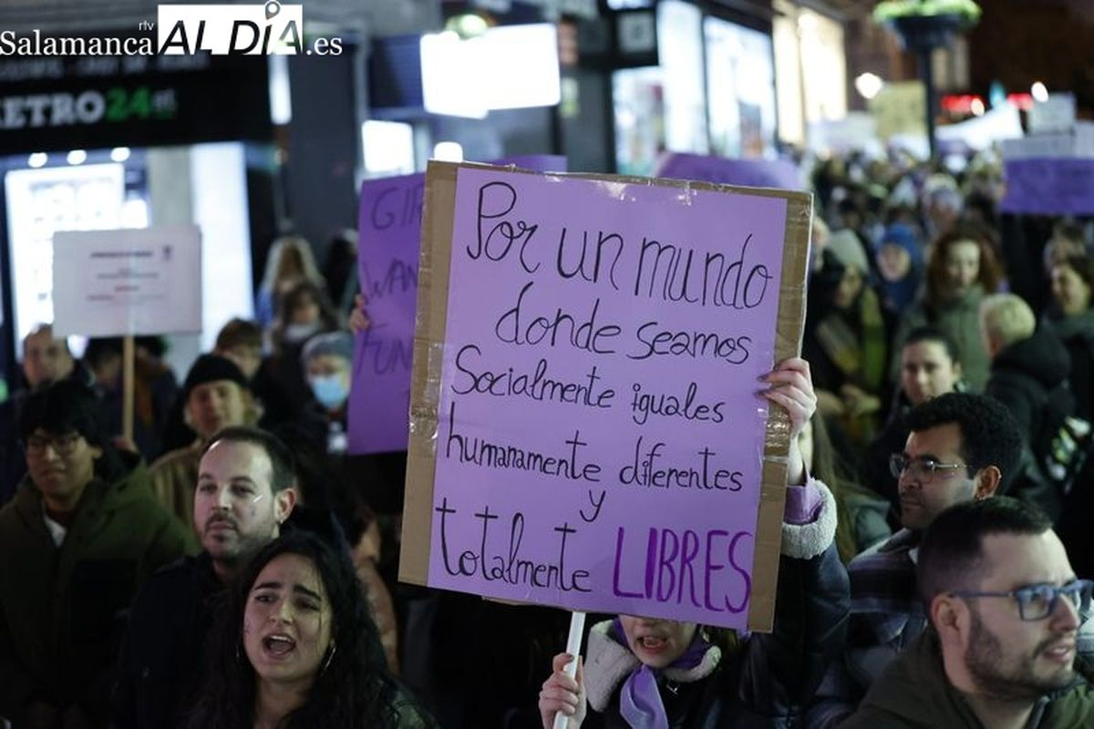 Justicia, Memoria, Igualdad: horario y recorrido de la manifestación del 8M en Salamanca