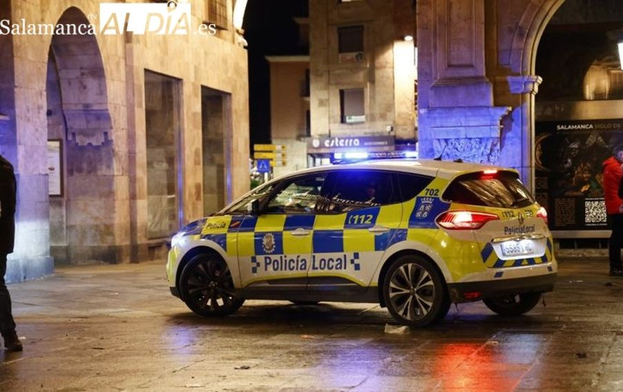 Madrugada lluviosa y tranquila en Salamanca que se salda con solo dos denuncias