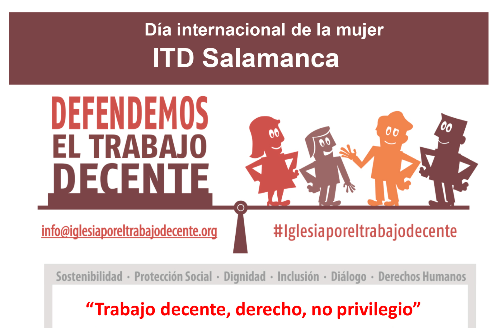Todas, trabajadoras y dignas