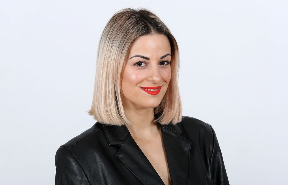 La salmantina Vicky Gómez, bailarina de Melody en Eurovisión