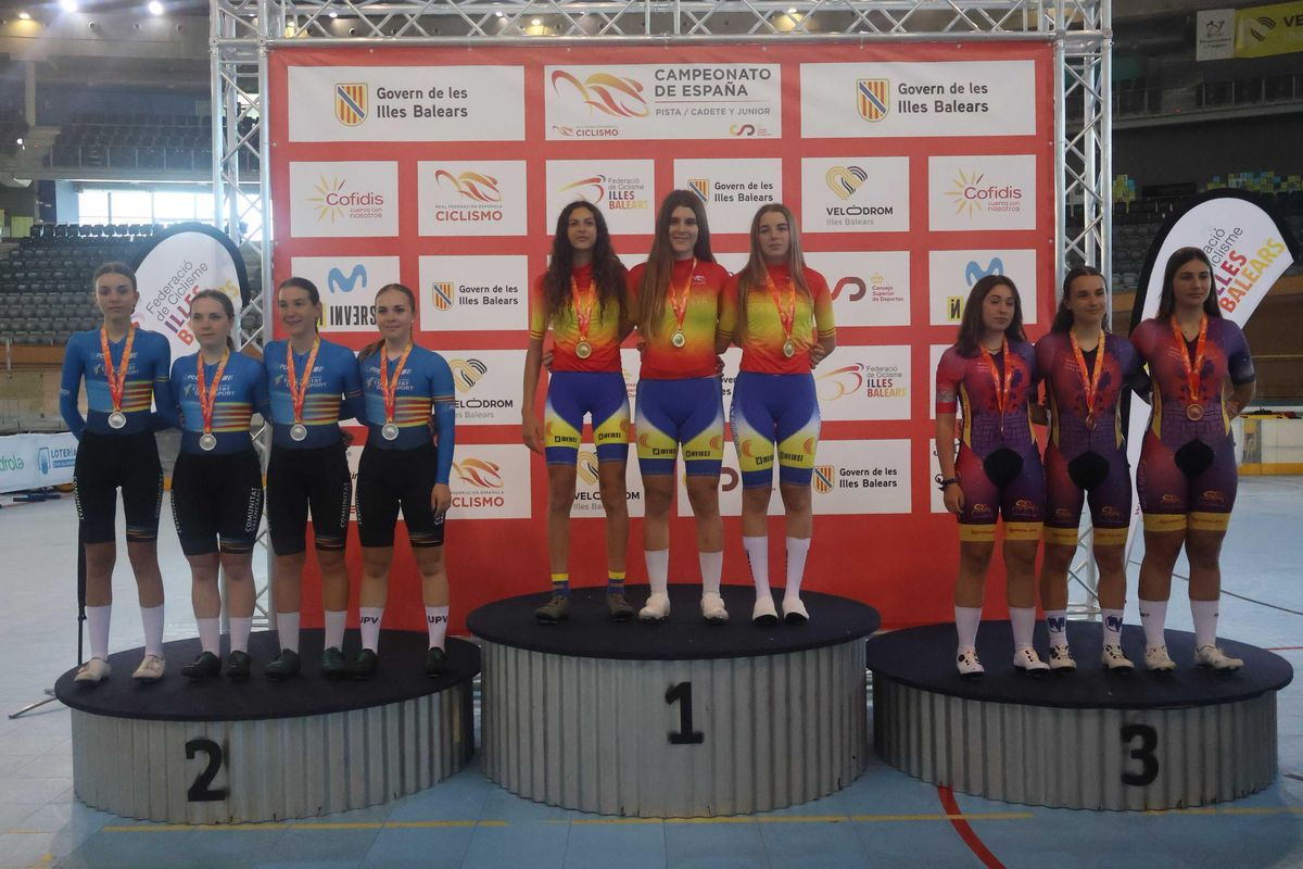 Grandes actuaciones de las cadetes y junior de EnchufeSolar Fem en los Campeonatos de España de Pista
