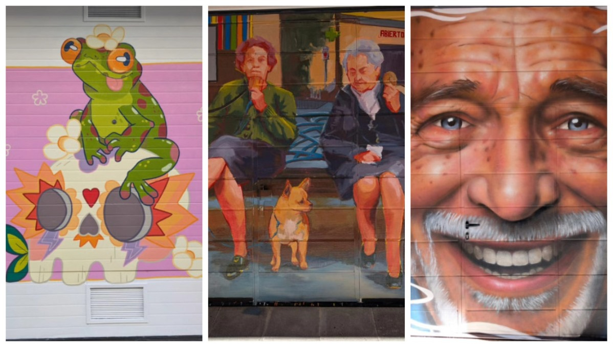 Ganadores de la XV Galería Urbana y FOTOS de los nuevos murales del Barrio del Oeste 