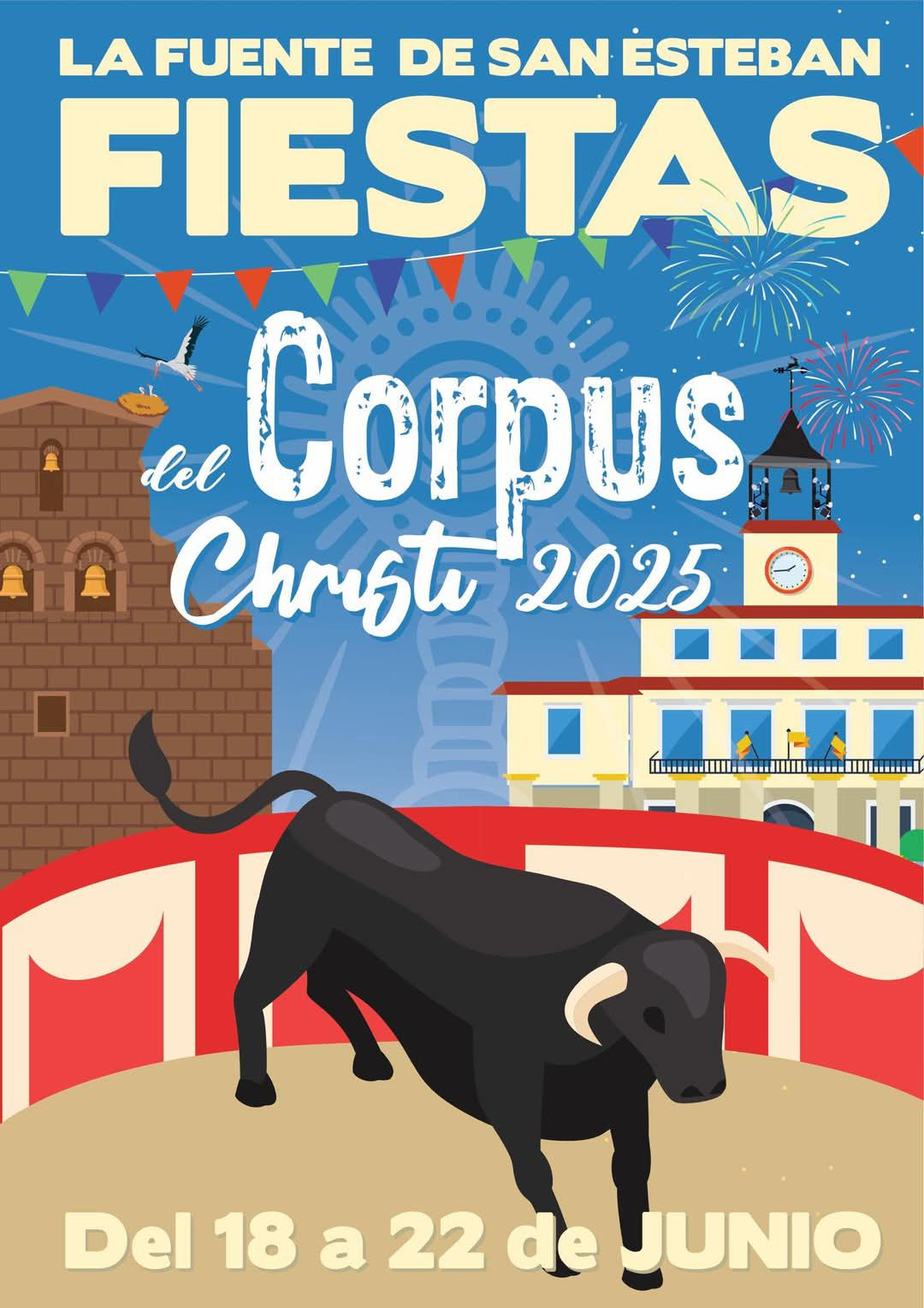 La Fuente de San Esteban ya tiene cartel anunciador de sus Fiestas del Corpus