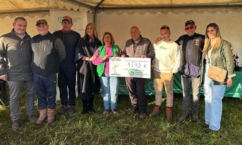 Recaudados 1.540€ en la exitosa tirada benéfica organizada por el Club Tiro al Plato Miróbriga