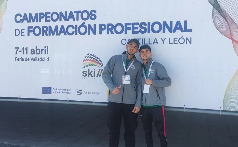 Dos alumnos del área de Madera del IES Tierra compiten en Castilla y León Skills 2025