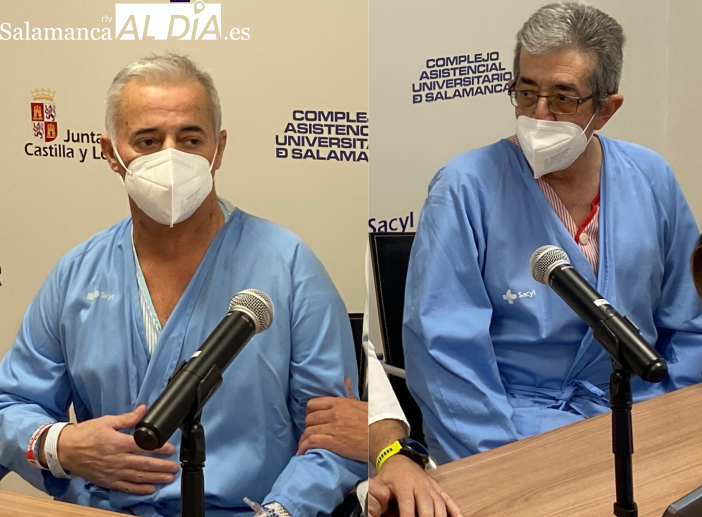 VÍDEO | Primitivo y Pepe, los primeros pacientes trasplantados de pulmón en Salamanca: Volvemos a vivir