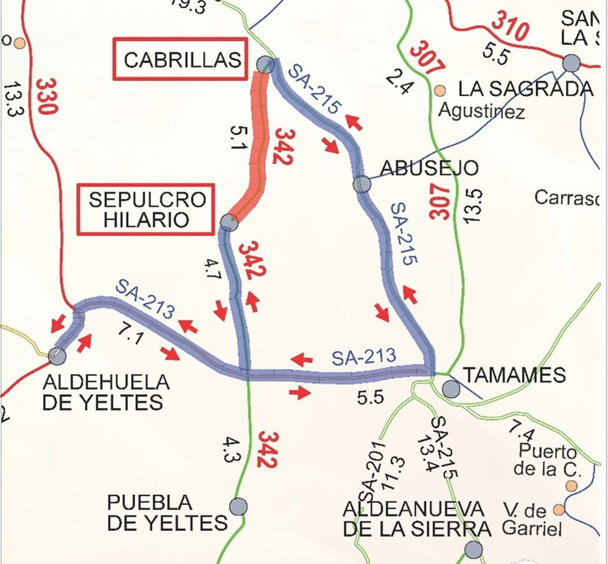 Aviso importante para los vecinos de Cabrillas y Sepulcro Hilario