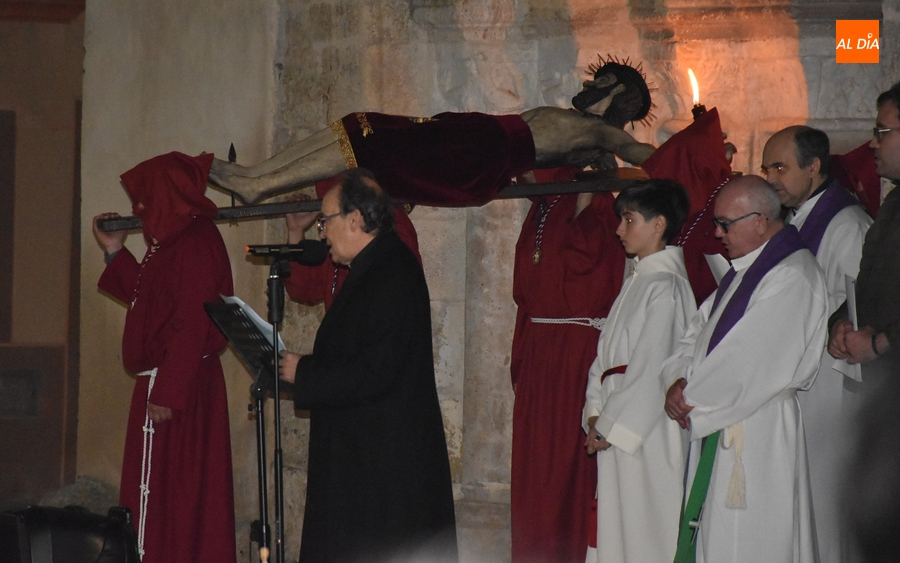 El Vía Crucis con el Cristo de San Andrés se hará en el interior del templo en caso de lluvia