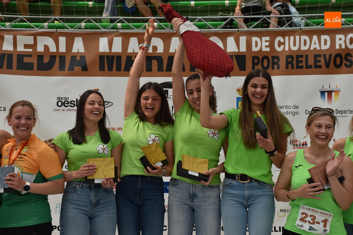 Las mirobrigenses del Kasikeno logran dos podios en la categoría femenina de la modalidad por Relevos