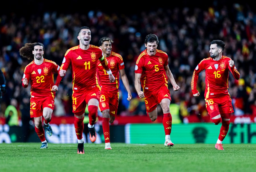 España sube al segundo puesto en el ranking mundial de selecciones, solo por detrás de Argentina