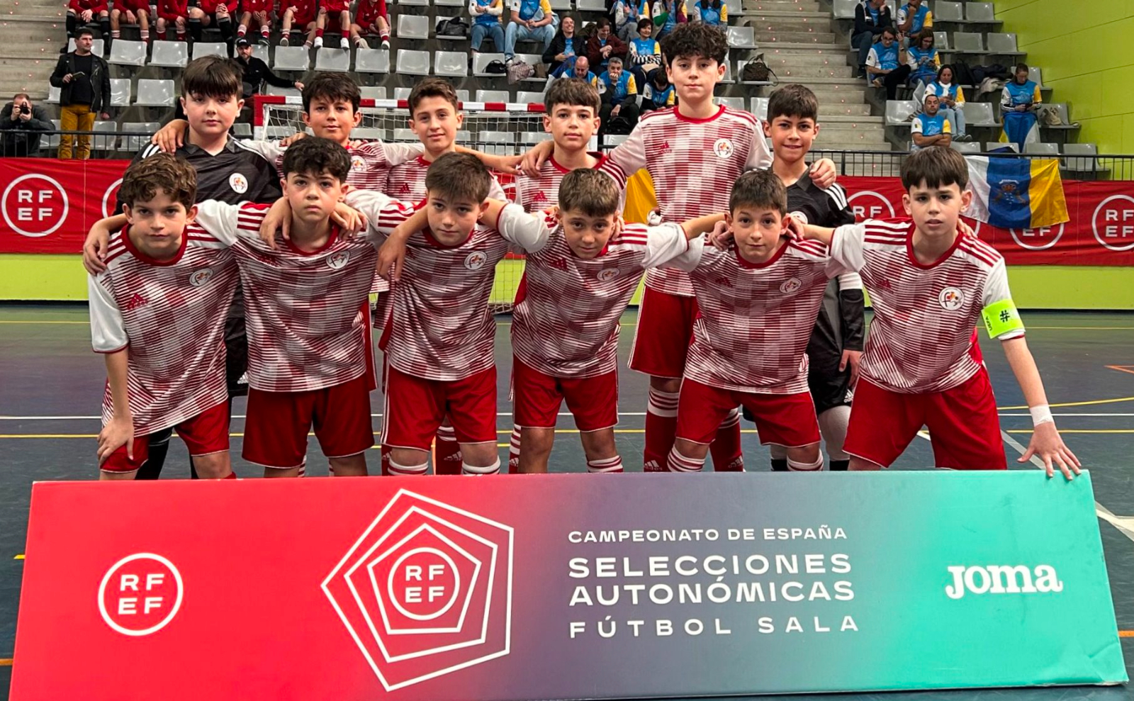 Hugo Vicente Torrens marca su primer gol con la Selección de Castilla y León