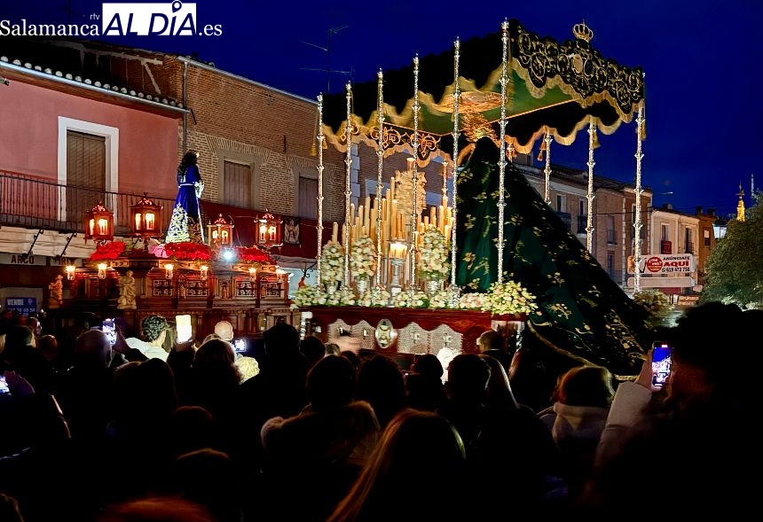 Multitudinaria Procesión del Encuentro, clásico autóctono del Jueves Santo en Peñaranda
