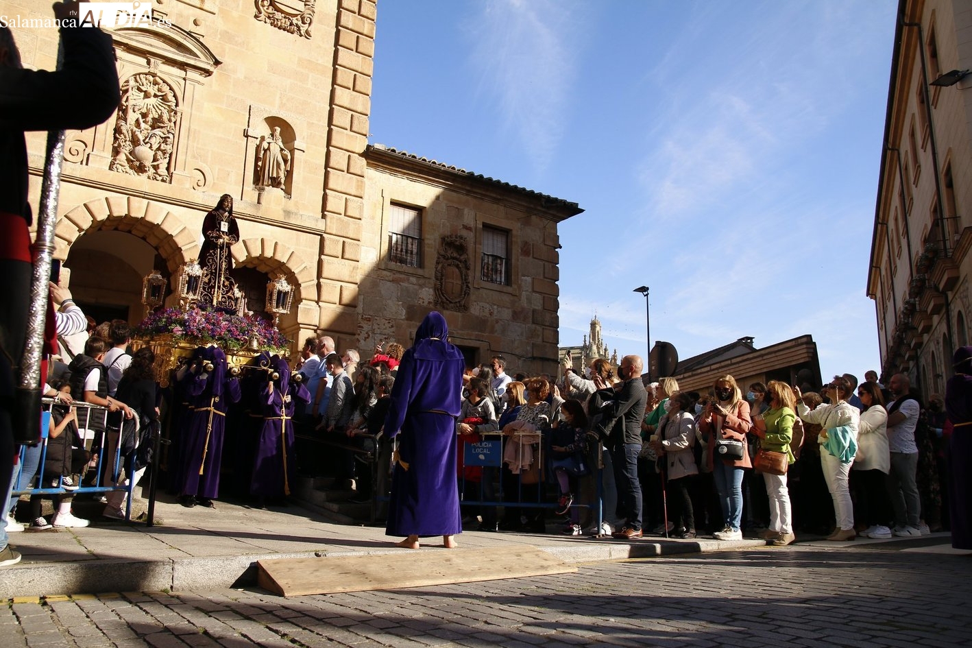 La plaza de Colón espera un año más al venerado Jesús Rescatado