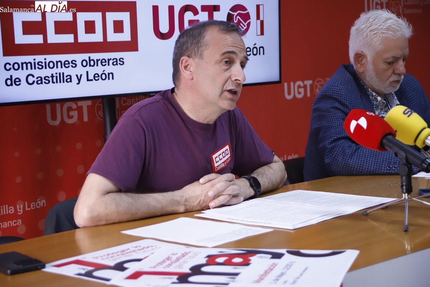 El nuevo líder de CCOO Salamanca llama a manifestarse el 1 de mayo: Es importante que los gobiernos vean que la clase trabajadora lucha por conservar sus derechos
