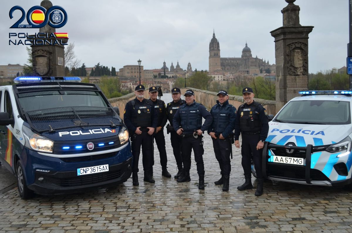 El motivo por el que policías portugueses han patrullado en Salamanca