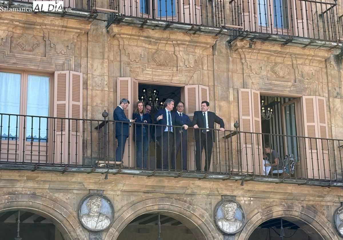 Alberto Núñez Feijóo disfruta de la Semana Santa salmantina