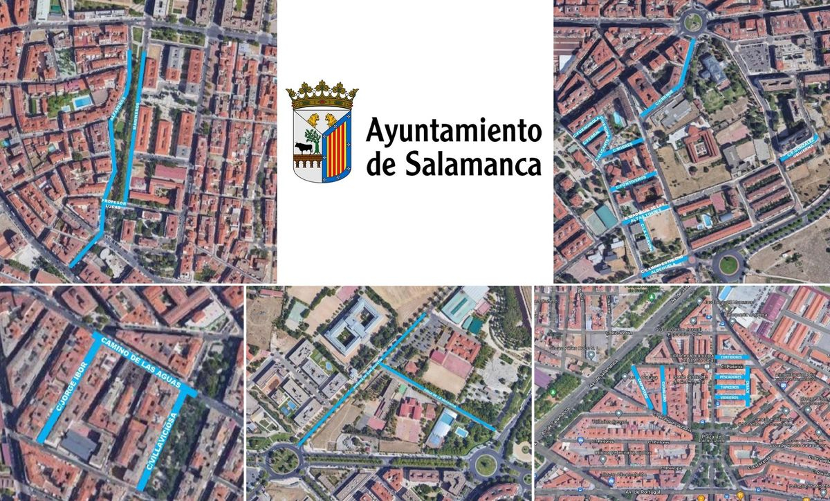 Las 25 calles de Salamanca en las que se renovarán las tuberías de agua