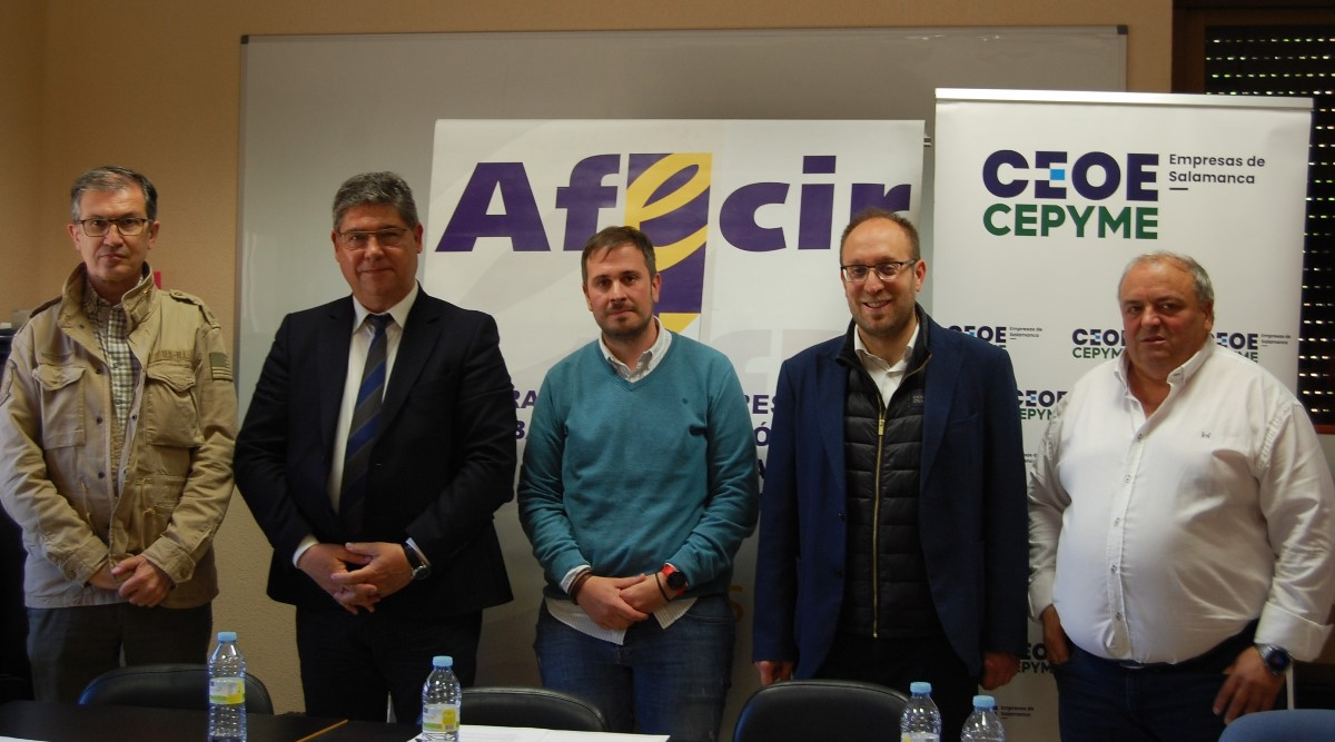 Afecir recibe a los responsables de CEOE Cepyme Salamanca