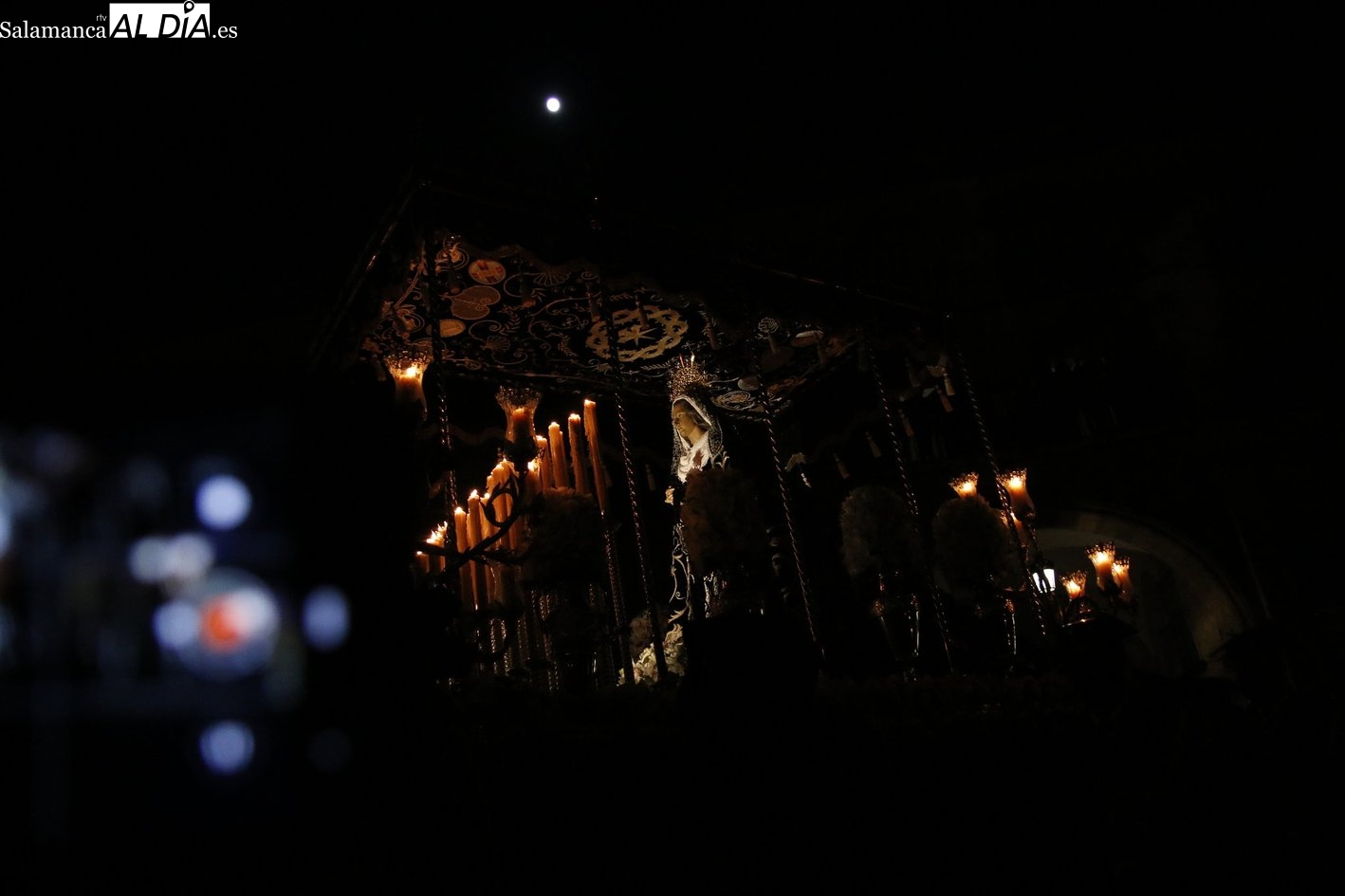 Renovado cortejo procesional de la Soledad, que suprime el acto en la Plaza Mayor