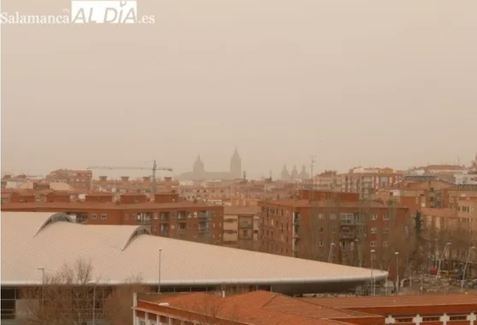 Alerta por intrusión de polvo africano en Castilla y León desde esta tarde hasta el viernes