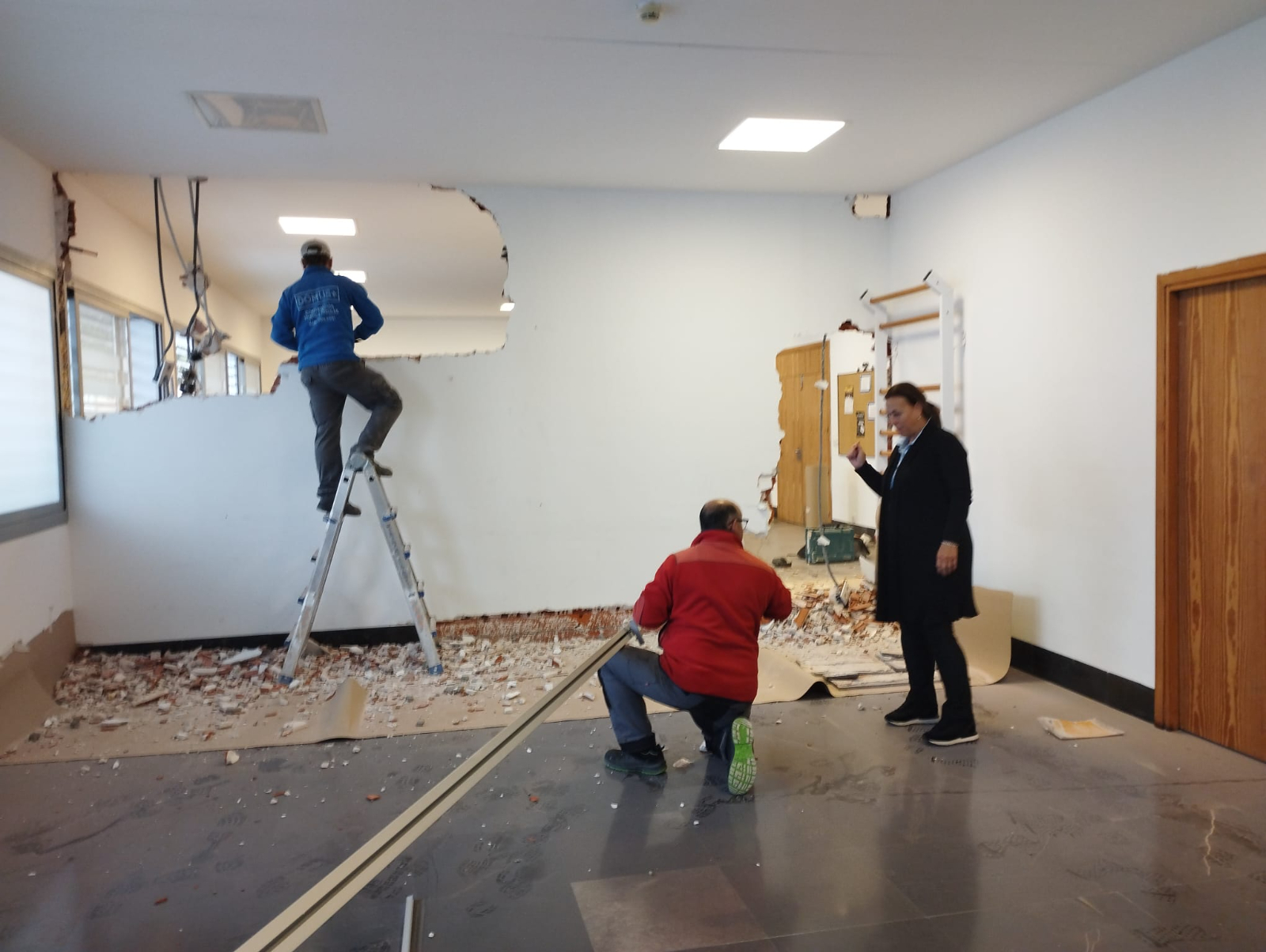 Empiezan las obras de ampliación de esta demandada sala de Santa Marta 