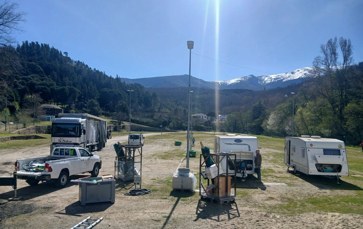 Un total de 275 caravanas de España se reúnen en Béjar