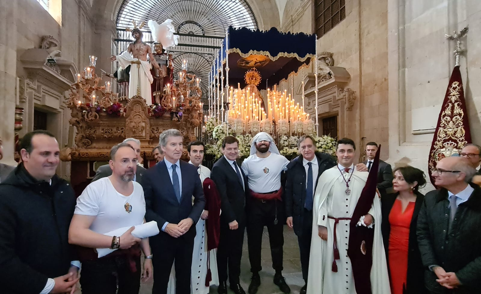 VÍDEO | Así fue la levantá de Carbayo al palio de María Santísima de la Caridad y del Consuelo