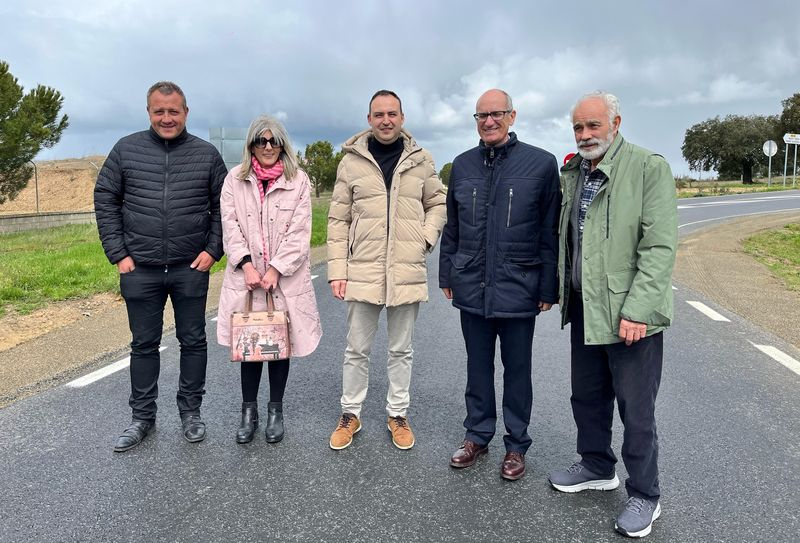 La Diputación de Salamanca mejora la carretera de acceso a Santa Teresa con una inversión de 610.000 euros