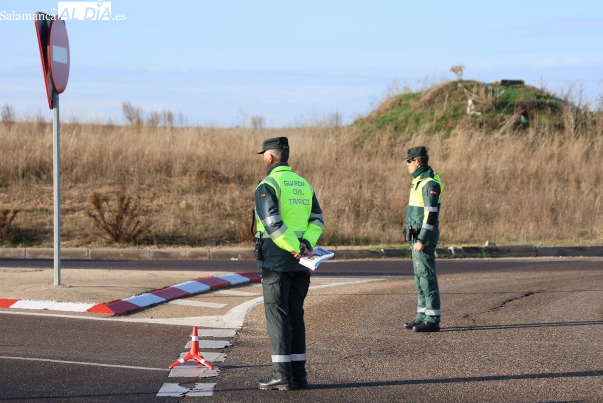Foto de archivo de una actuación anterior de la Guardia Civil en Salamanca