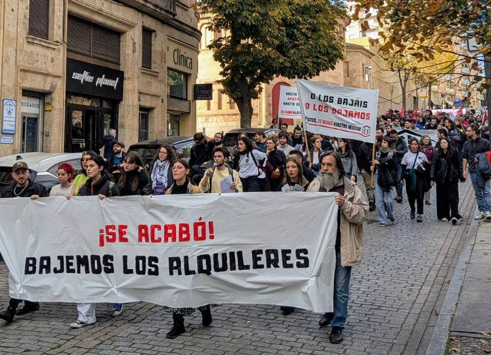 La Asamblea de Inquilinas convoca en Salamanca la manifestación estatal por  el derecho a la vivienda este sábado