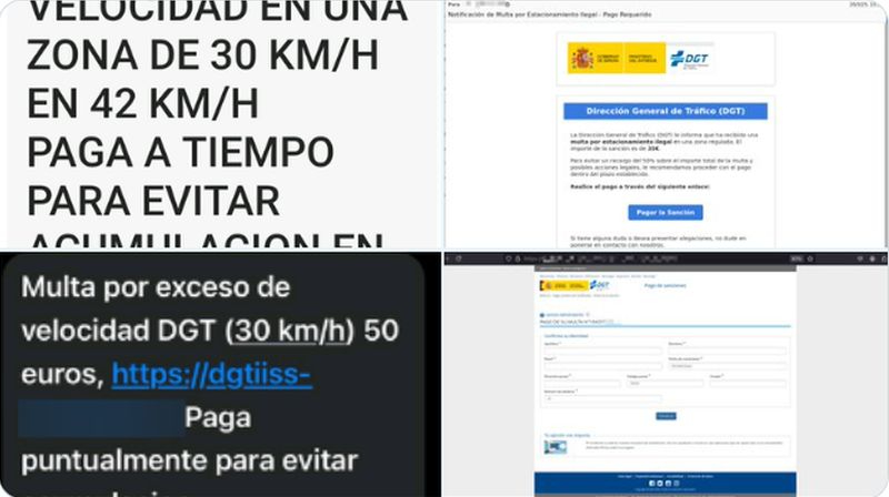 Cuidado si recibes este SMS con una supuesta multa