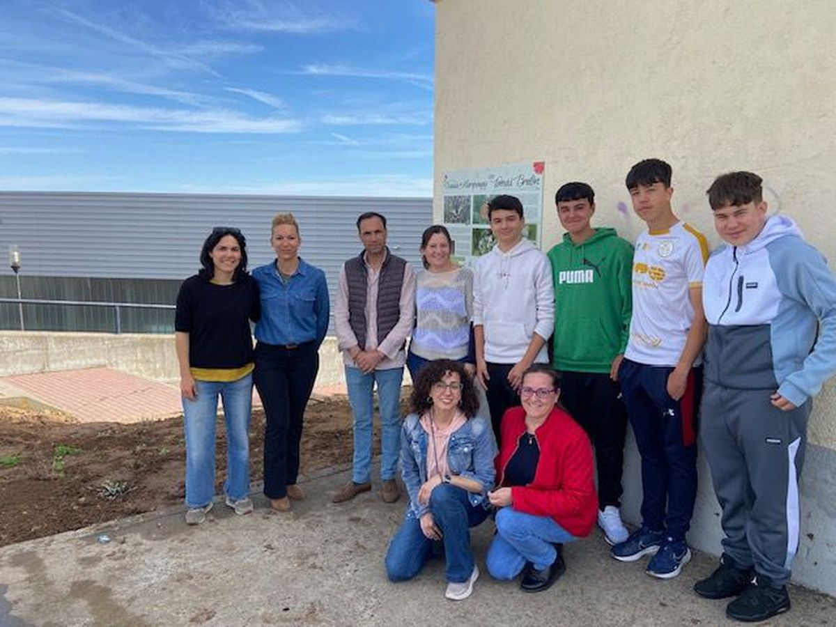 La localidad salmantina que crea un oasis de mariposas con la colaboración de estudiantes de 1º de la ESO