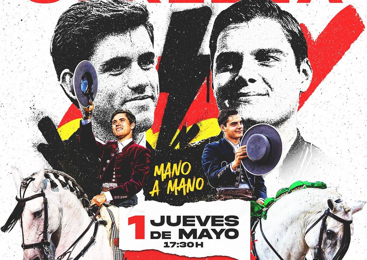 El peñarandino Sergio Pérez de Gregorio, duelo a caballo con Hermoso de Mendoza