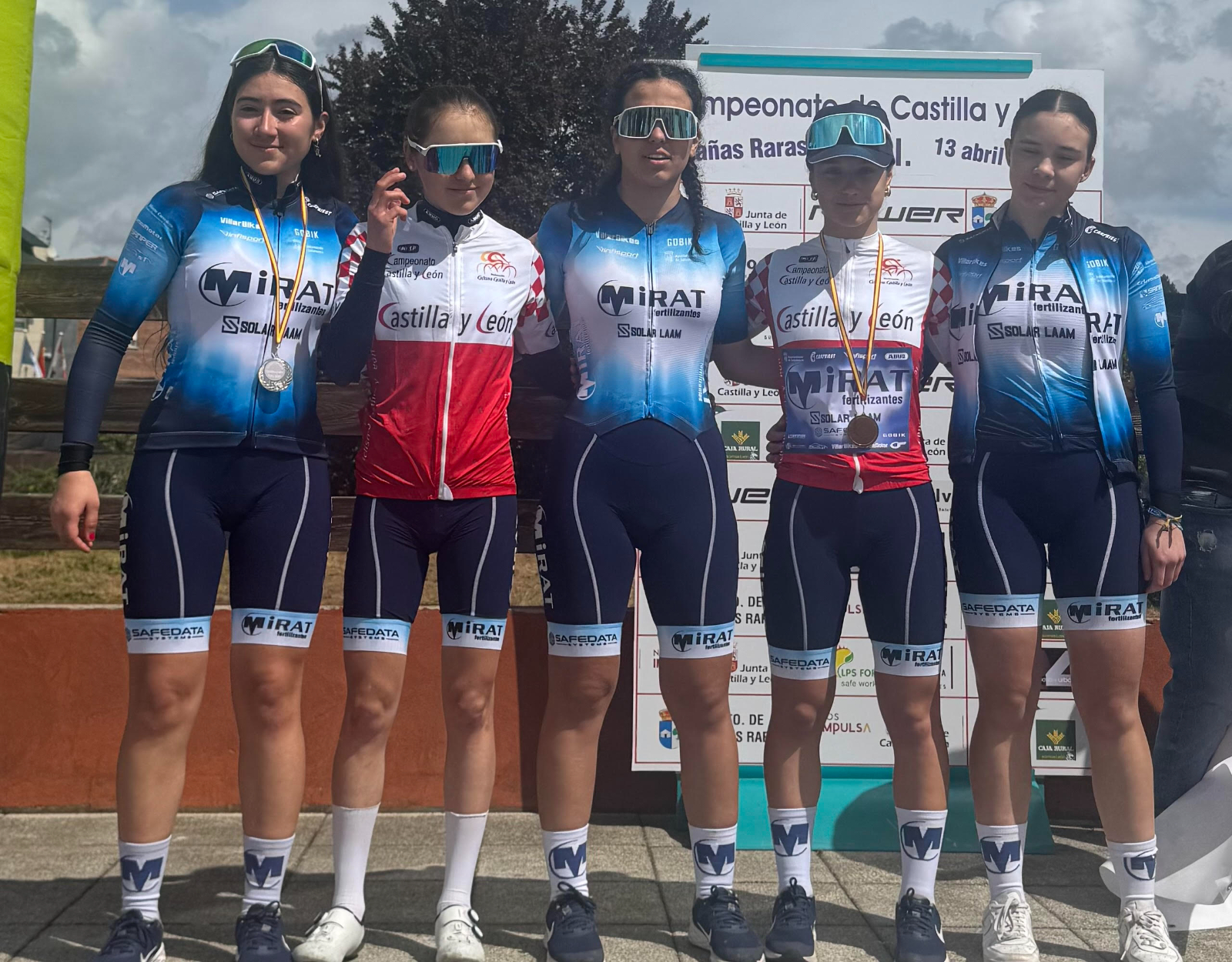 Vega Iglesias y Lidia Castro dan al Mirat Team los Campeonatos de CyL de Contrarreloj Individual