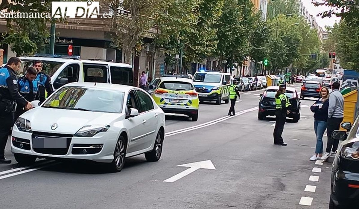 Los tres barrios de Salamanca en los que se ponen más multas por infracciones de la seguridad vial