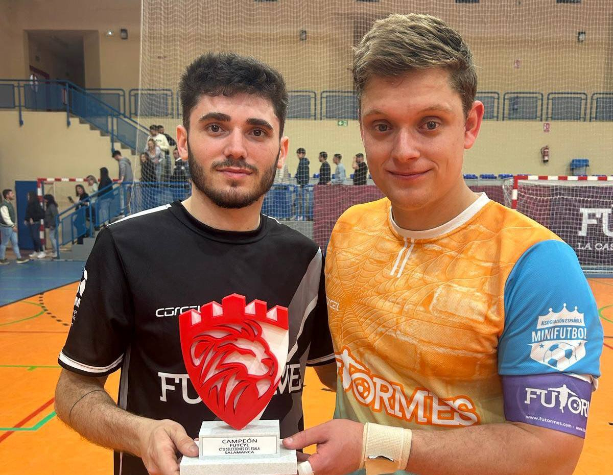 Javi Ortega e Iván Rodríguez se proclaman campeones regionales con la Selección de Salamanca