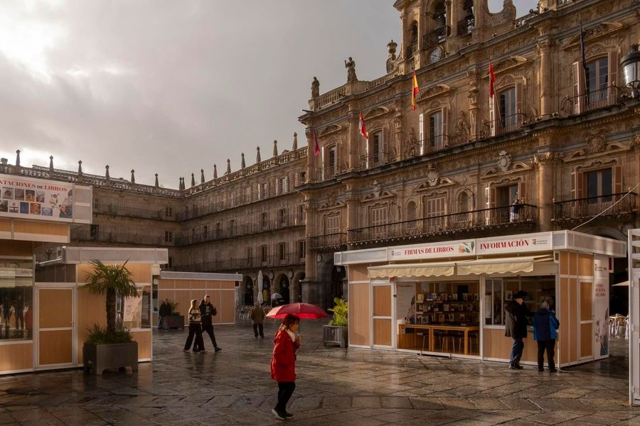 Libros y lluvia