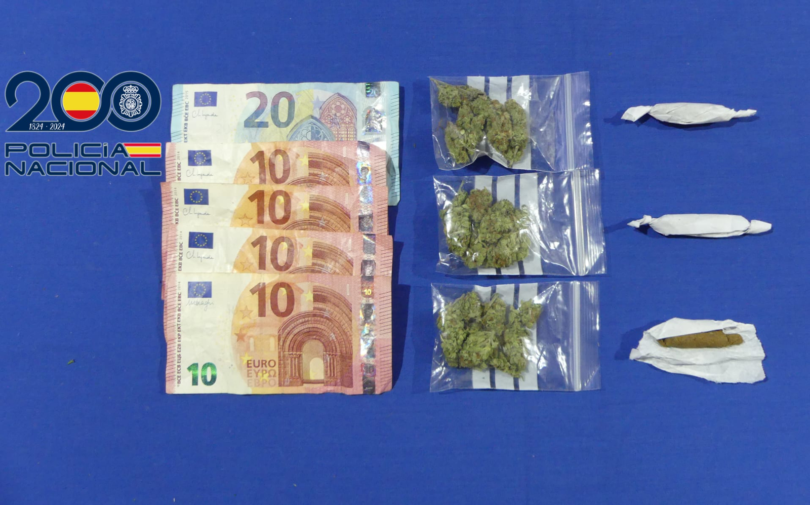 Detenida en Salamanca con marihuana y hachís preparados para la venta 
