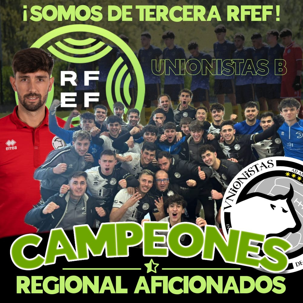 Gabri de Aller se proclama campeón de Regional y asciende a 3ª RFEF con el filial de Unionistas