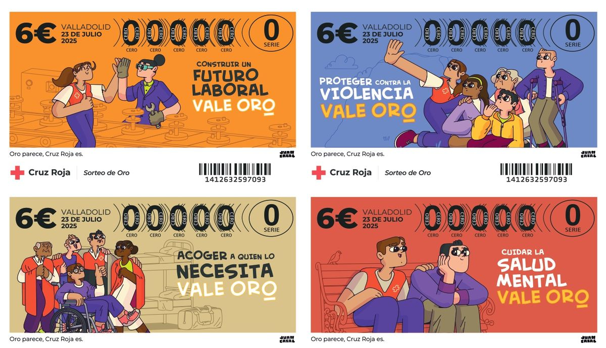 Lo que hacemos por las personas vale oro. E. Leclerc Salamanca colabora con el Sorteo de Oro de Cruz Roja